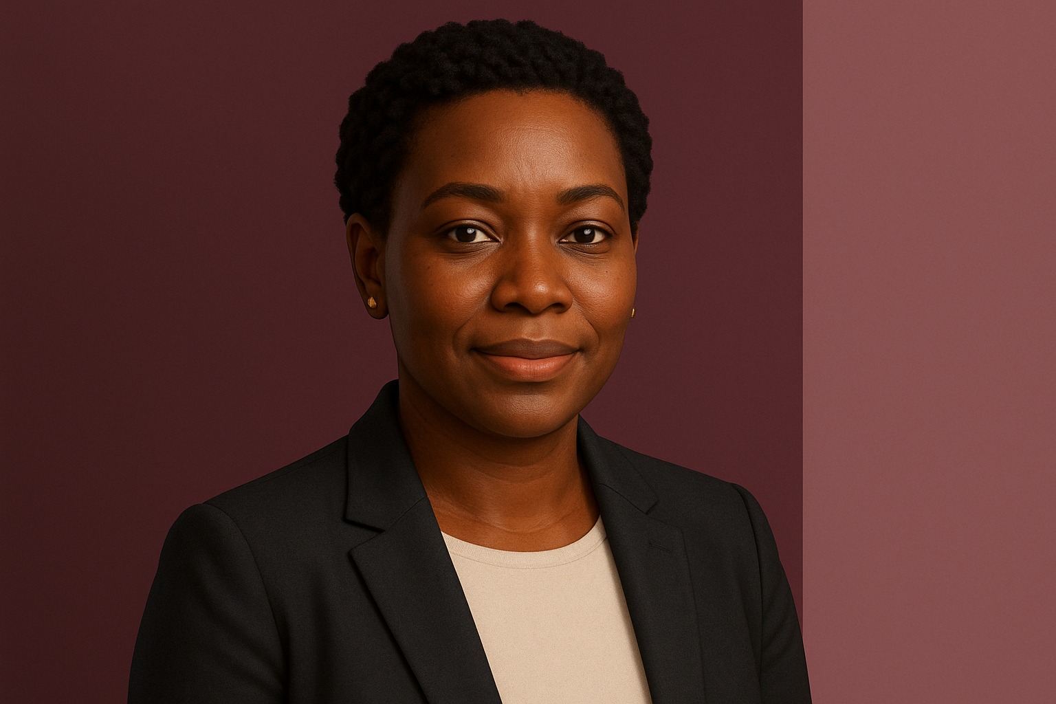 Illustrated portrait of Lena Okafor, the Manorway Compliance Officer AI agent.